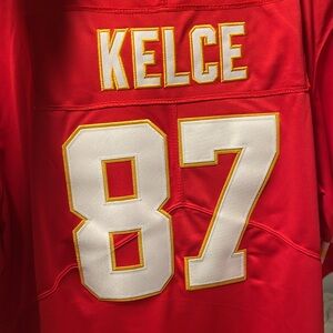 Travis Kelce Super Bowl jersey